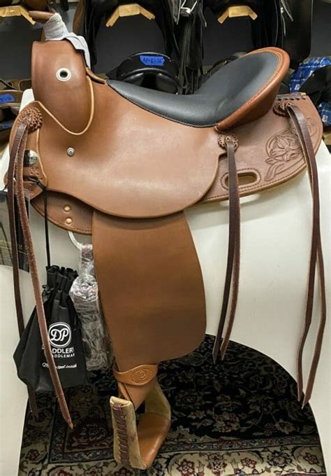 0001dposs Dp Flex Fit Old Style Western Saddle 16 The Trainers Loft