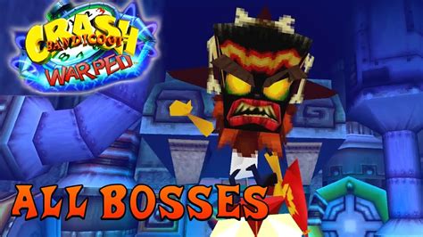 Crash Bandicoot 3 All Bosses No Damage Youtube