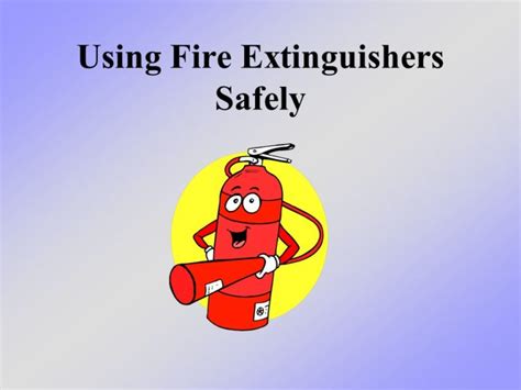 Fire Extinguisher Tool Box Talk Health Safety And Environment