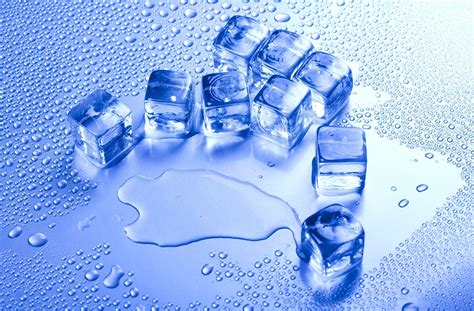 Cube Ice Cubes Water Drops Ice Simple Hd Wallpapers Desktop And