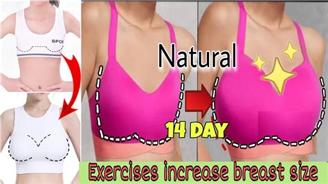 top exercises for girls increase breast size naturally and firm in 2 weeks at home youtube