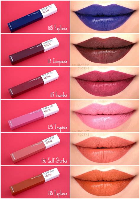 Maybelline Superstay Matte Ink City Edition Collection Review And