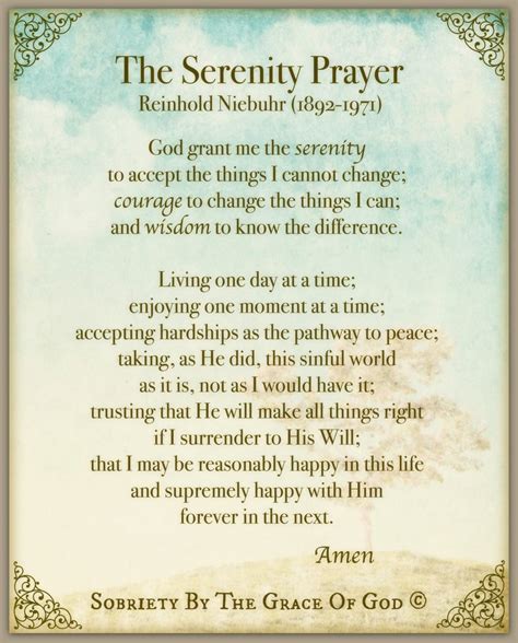 Serenity Prayer Meme