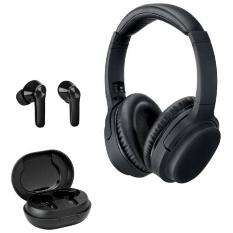 Ilive Active Noise Cancellation Headphone And Earbud Bundle 1 Ct Fred