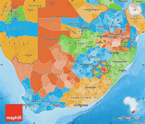 Political Map Of South Africa