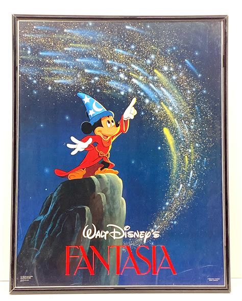 Lot Walt Disney Fantasia Movie Poster
