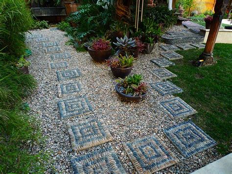Beautiful Garden Paths Made Of Natural Stone Quiet Corner