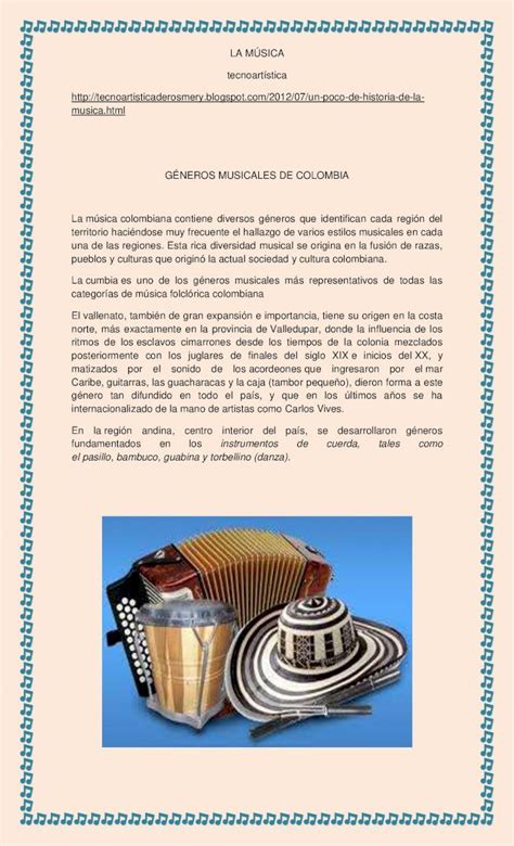 Pdf Géneros Musicales De Las Regiones De Colombia Dokumentips