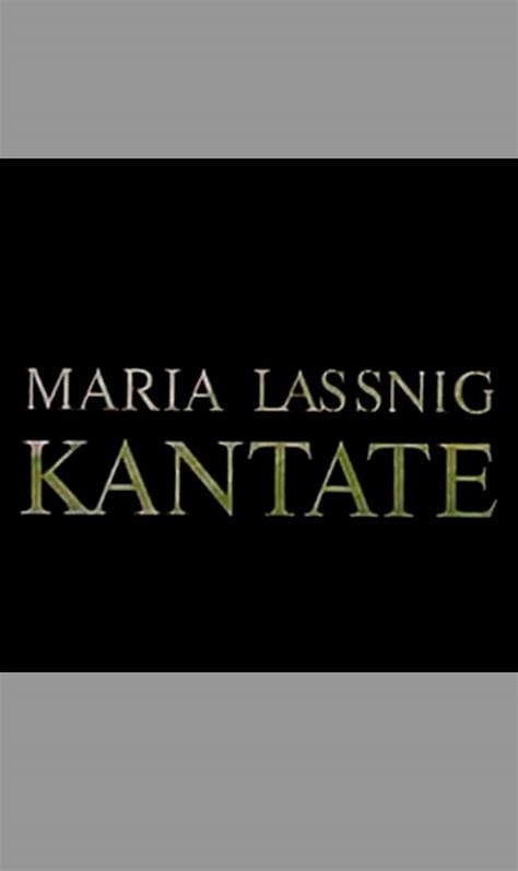 Maria Lassnig Kantate Short 1992 Imdb