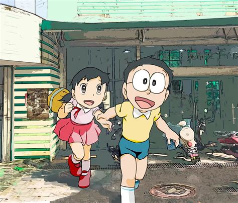 Anime Doraemon Nobita Nobi Shizuka Minamoto Hd Wallpaper Hd
