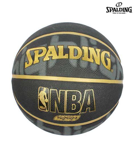 Spalding Nba Black Highlight Basketball Ball Size 7 Buy Online At