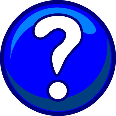 Question Mark Blue Clip Art At Vector Clip Art Online