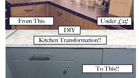 How To Apply Fablon To Kitchen Worktops Diy Hacks Kitchen Makeover