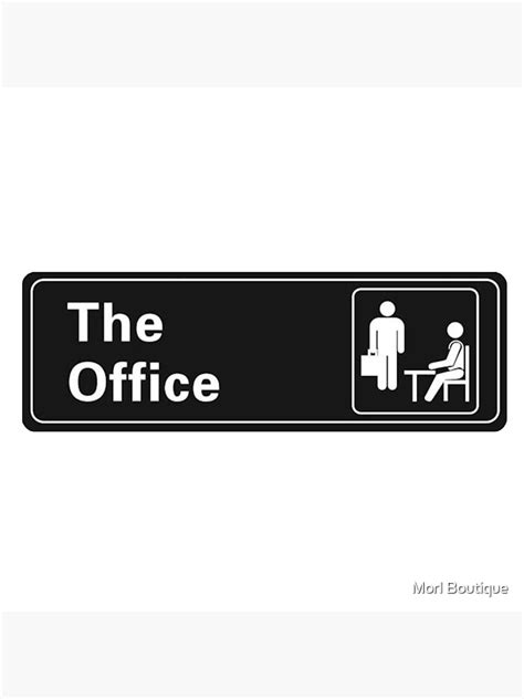 The Office Logo Photographic Print By Morlclothing Redbubble