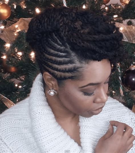 Besides creating a neat hairstyle that can last if you love dreadlocks and similar hairstyles but don't want to be too dramatic about, you can use faux locs. 5 Fun Natural Hair Styles to Bring in the New Year | Black ...
