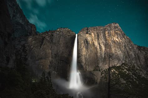 Yosemite Falls 5k Retina Ultra Hd Wallpaper Background Image
