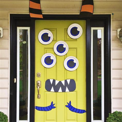Cute And Creepy Monster Mash Halloween Door Via Eastcoastcreative