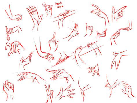 Hand Templates Anime