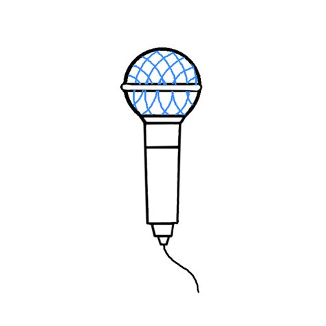 Drawing a cartoon sketch of tweety is quite easy as you can start it making round head. How to Draw a Microphone - Step by Step Easy Drawing ...