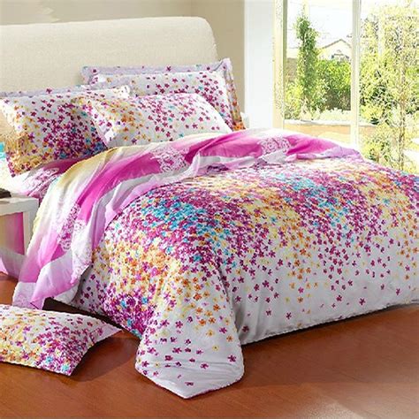 Buy products such as jada celestial ombre 3 piece mini comforter set with decorative pillow at walmart and save. Beautiful Aqua Purple Orange and White Colorful Flower ...