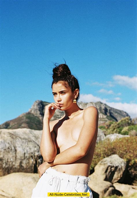 Nataniele Ribiero Sexy And Topless In Nature