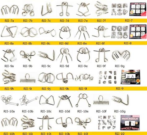 Puzzle rings are made up of several interconnected rings, rather like endless knots. Interlocking Metal Puzzle Item For Adult Iq Metal Brain ...