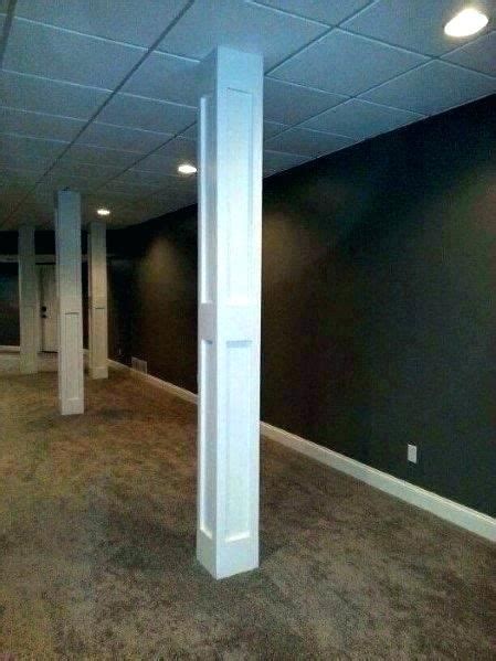 Basement Pole Wrap Pole Covers Basement Pole Cover Ideas Basement Post