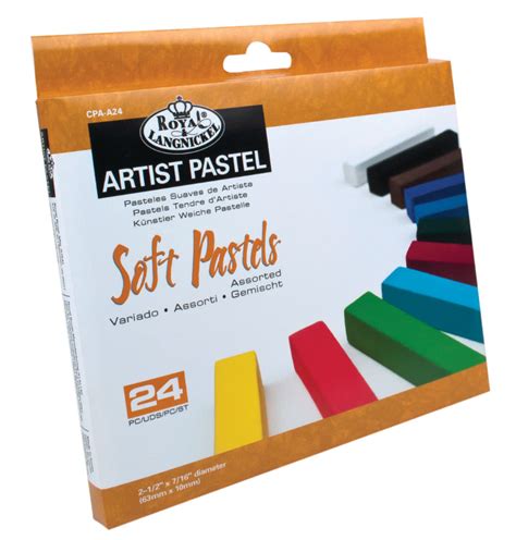 Royal Langnickel Soft Full Length Pastels Set Of 24 Turners Art Supplies