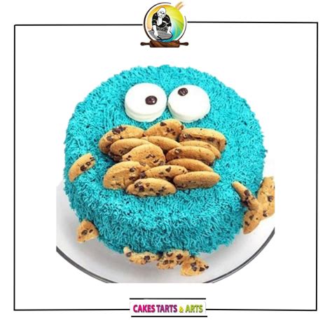 Customized Cookie Monster Cake