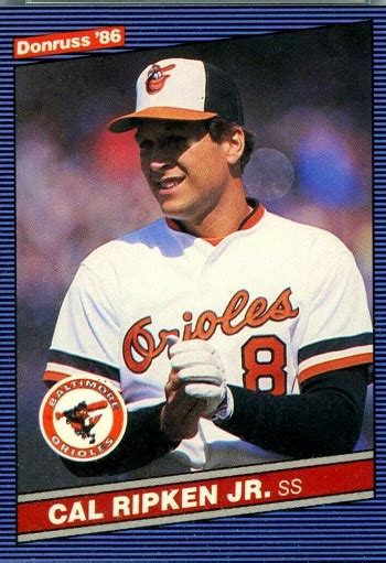 (scarcer than the 86 topps traded set.) near the end of the 1986 season donruss produced this set with the latest rookies in it. 1986 Donruss Baseball Cards - 10 Most Valuable - Wax Pack Gods | Baseball cards, Cal ripken jr ...