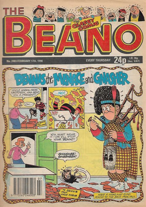 The Beano The Classy Comic 2483 Dennis The Menace And Gnasher