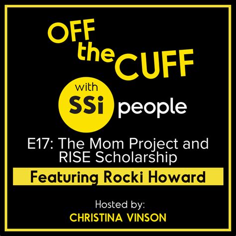 The Mom Project And Rise Scholarship Featuring Rocki Howard Ssi People