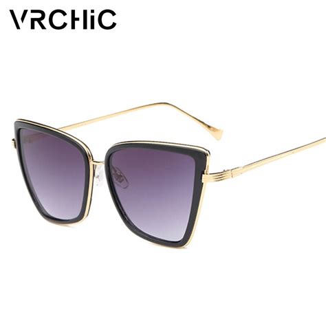vrchic 2020 new fashion cat eye sunglasses women brand designer vintage gradient cat eye sun