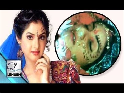 The Mystery Behind Divya Bharti S Death Revealed