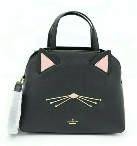 Kate Spade Pxru8519 Womens Leather Handbag Black For Sale Online