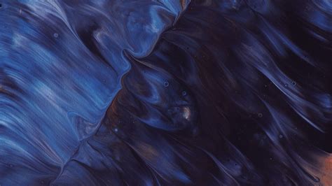 Download Wallpaper 1920x1080 Paint Liquid Stains Blue Dark Full Hd