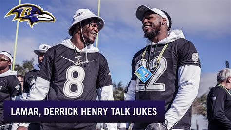 Lamar Jackson Explains His Juke Moves To Derrick Henry Baltimore