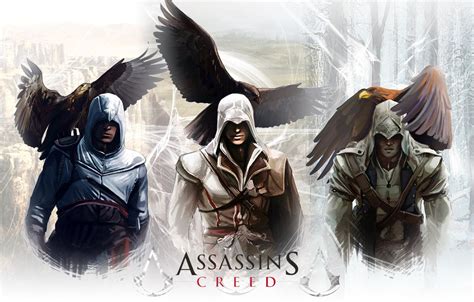 Wallpaper Eagle Assassin S Creed Ezio Auditore Da Firenze Altair