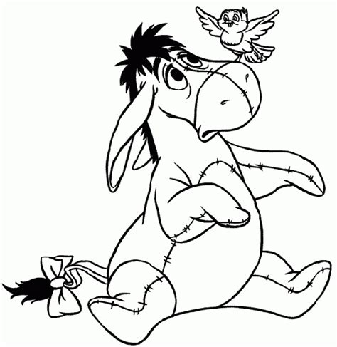 Eeyore Coloring Pages Downloadable Educative Printable