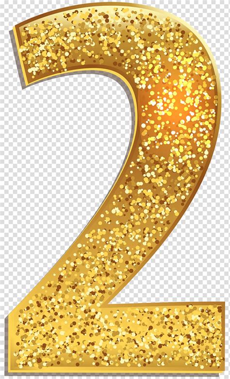 Gold Colored Number Gold Number Transparent Background Png Hot Sex