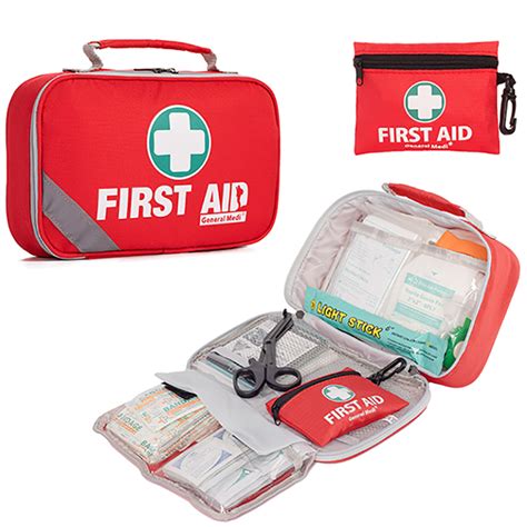 258 Pieces Modern First Aid Kit Waterproofred First Aid Kit For