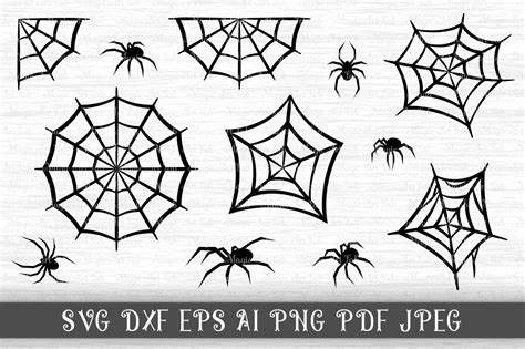 Spider Svg Black Widow Clipart Spider Web Cut File By Magicartlab