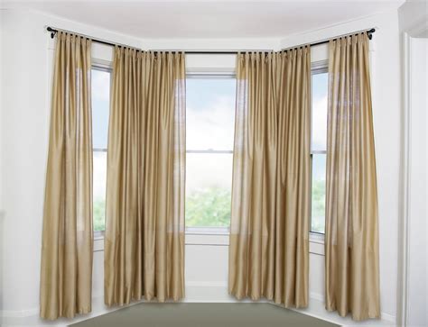 Curtain Rods For Bay Windows Homesfeed