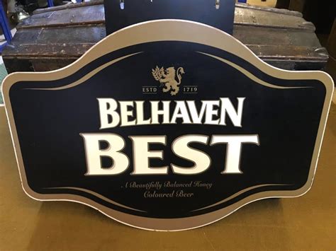 Belhaven Best Pub Advertising Sign Bruce Of Ballater