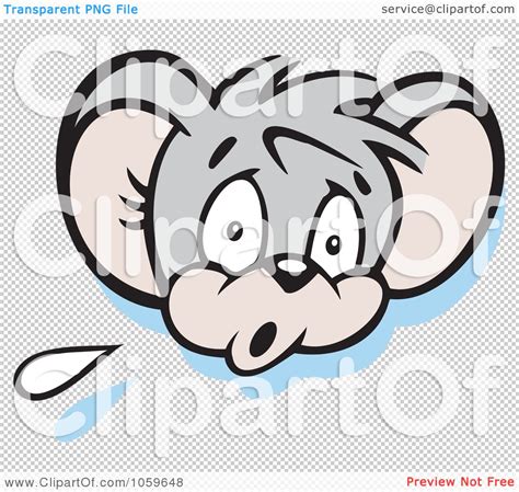 Royalty Free Vector Clip Art Illustration Of A Scared Micah Mouse By