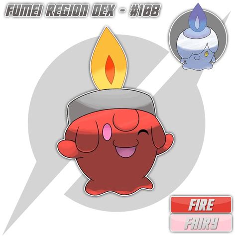 Fumeian Litwick The Candle Pokemon Firefairy Fumeian Litwick Lv