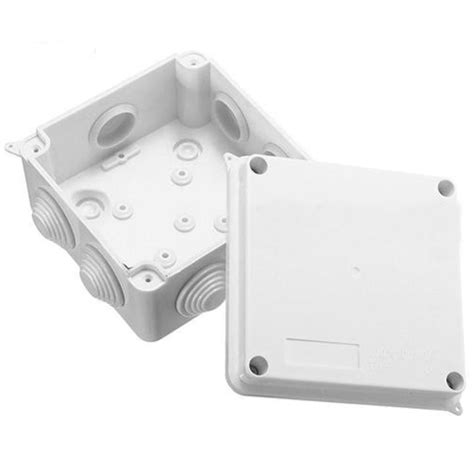 Weatherproof Junction Box Ip65 100x100x70 Cctv White Abs Plastic Box