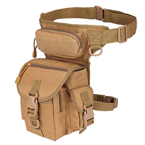 Tactical Military Drop Leg Bag Backpack Mens Nylon Waterproof Bag Pack