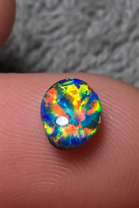 Investment Grade Lightning Ridge Black Opal Natural Opals