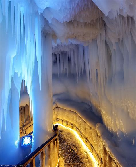 Ice Cave In China That Never Melts Even When Outside